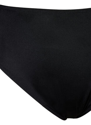 Zizzi Enfärgad bikiniunderdel med normal midja, Black, Packshot image number 2