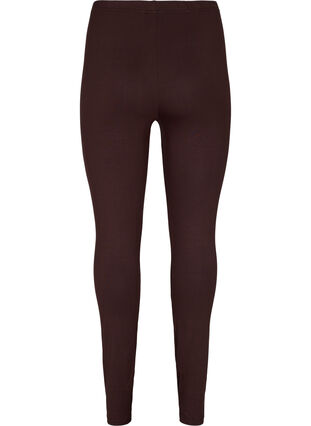 Zizzi Basleggings i viskos, Coffee Bean, Packshot image number 1