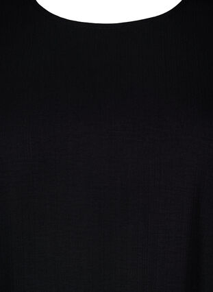 Zizzi Kort klänning med rosett baktill, Black, Packshot image number 2