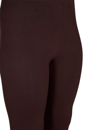 Zizzi Basleggings i viskos, Coffee Bean, Packshot image number 2