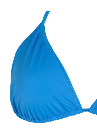 Zizzi Enfärgad triangel-bikinitopp, Nebulas Blue, Packshot image number 2